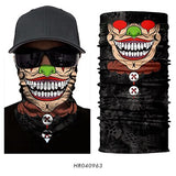 3D SKULL CLOWN BANDANA